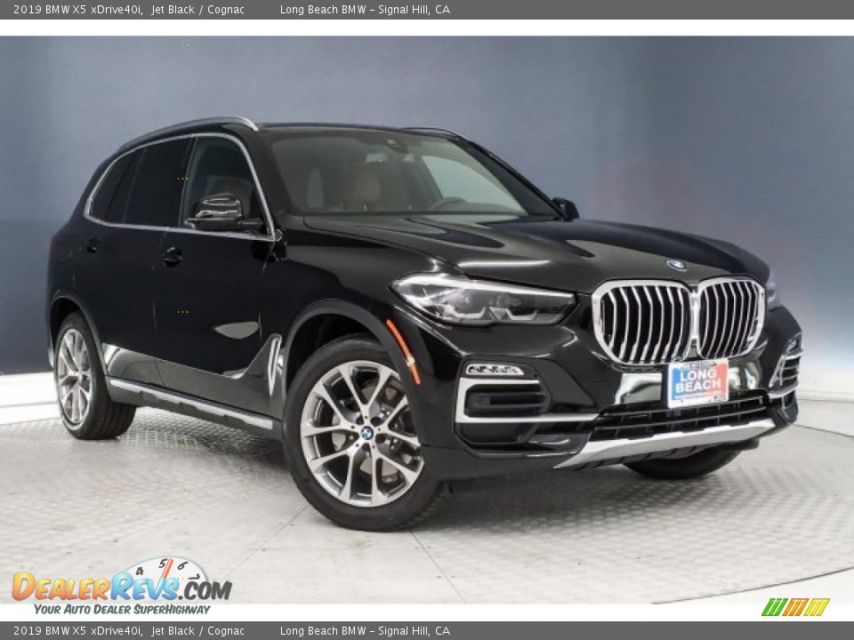 2019 BMW X5 xDrive40i Jet Black / Cognac Photo #12