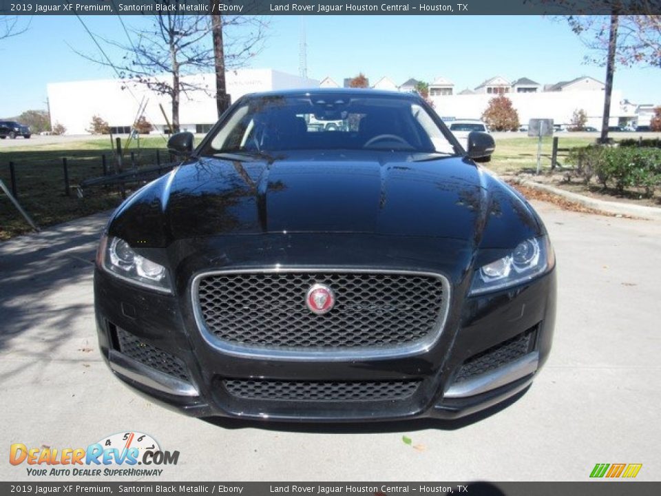 2019 Jaguar XF Premium Santorini Black Metallic / Ebony Photo #9