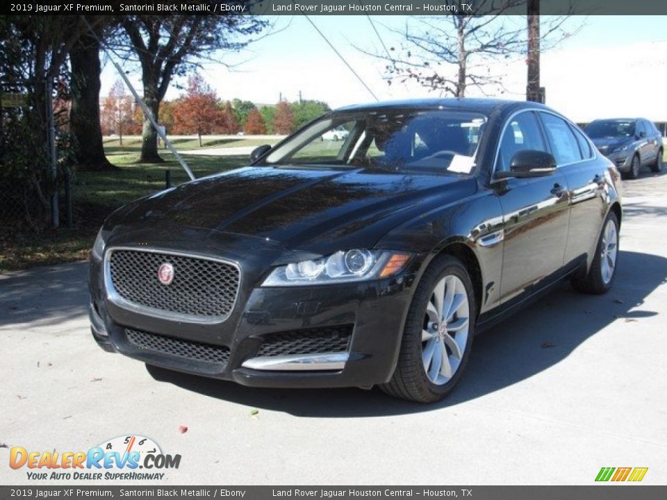 Santorini Black Metallic 2019 Jaguar XF Premium Photo #10