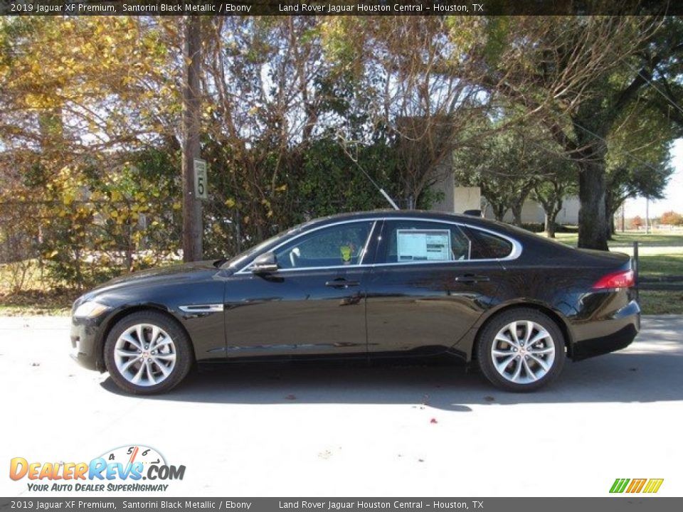 Santorini Black Metallic 2019 Jaguar XF Premium Photo #11