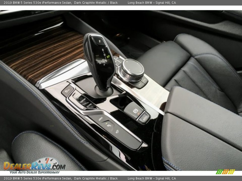 2019 BMW 5 Series 530e iPerformance Sedan Dark Graphite Metallic / Black Photo #7
