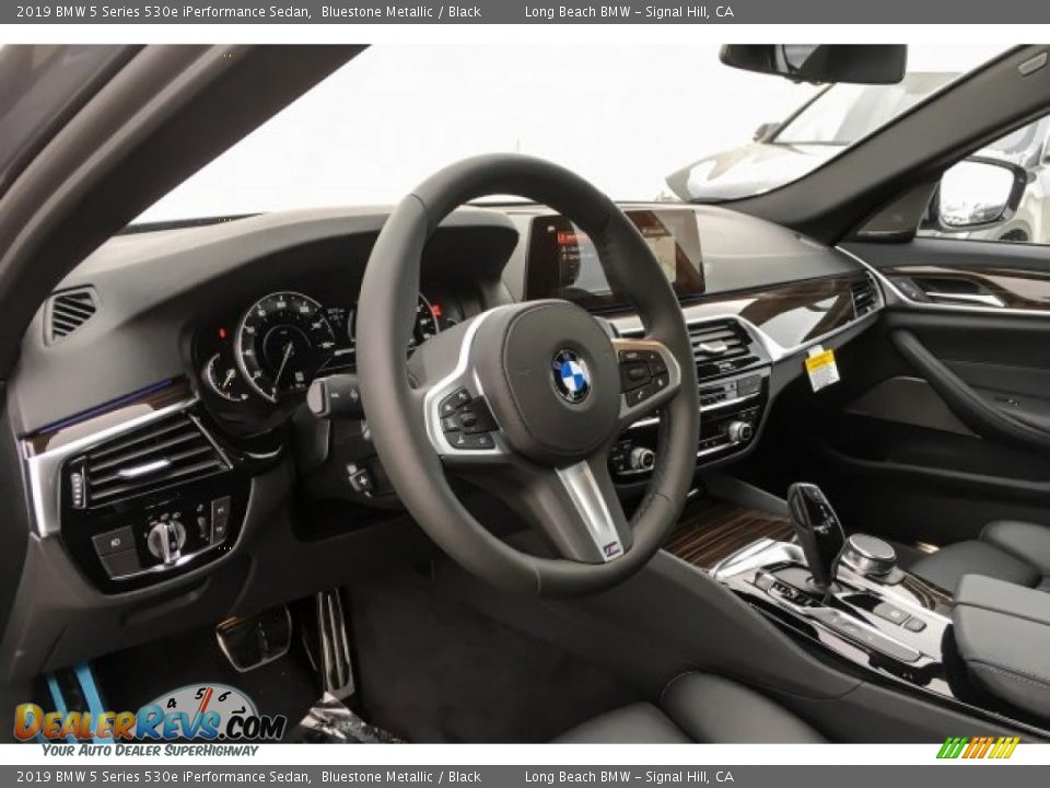 2019 BMW 5 Series 530e iPerformance Sedan Bluestone Metallic / Black Photo #4