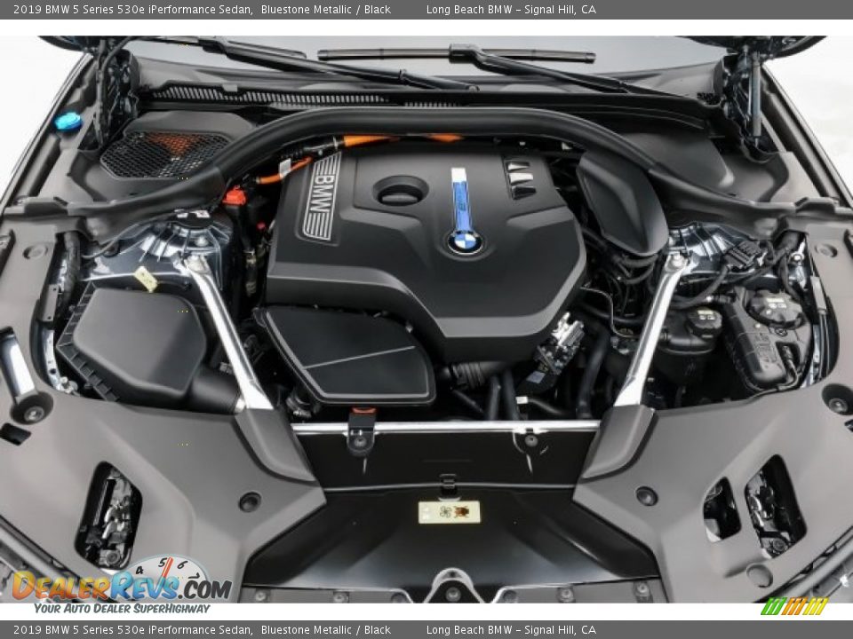 2019 BMW 5 Series 530e iPerformance Sedan Bluestone Metallic / Black Photo #8