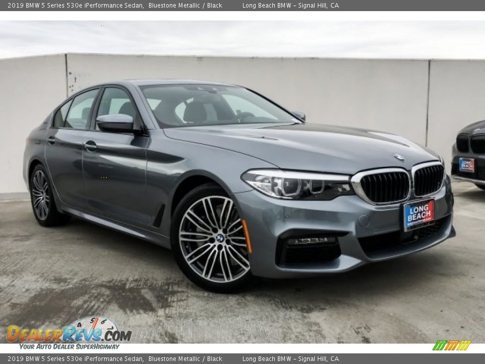 2019 BMW 5 Series 530e iPerformance Sedan Bluestone Metallic / Black Photo #12