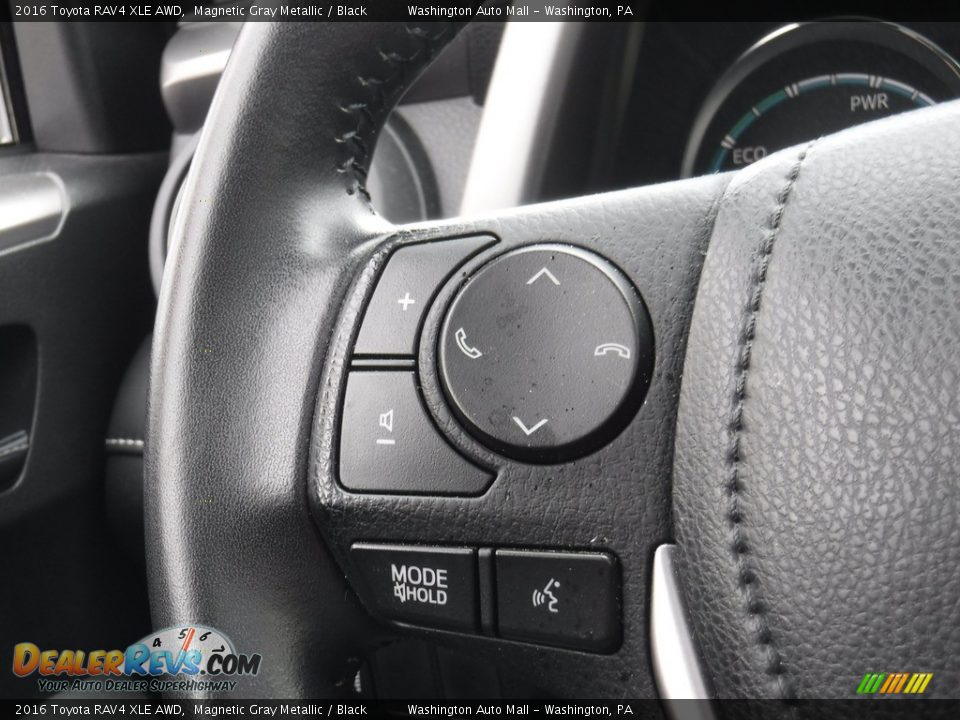 2016 Toyota RAV4 XLE AWD Magnetic Gray Metallic / Black Photo #19