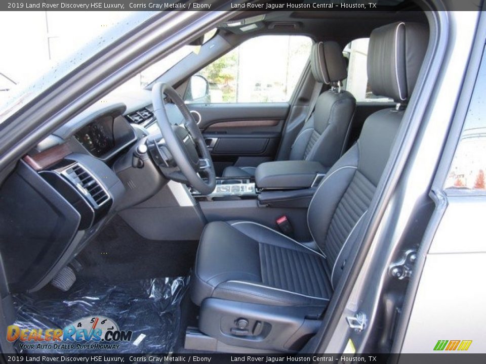 Ebony Interior - 2019 Land Rover Discovery HSE Luxury Photo #3