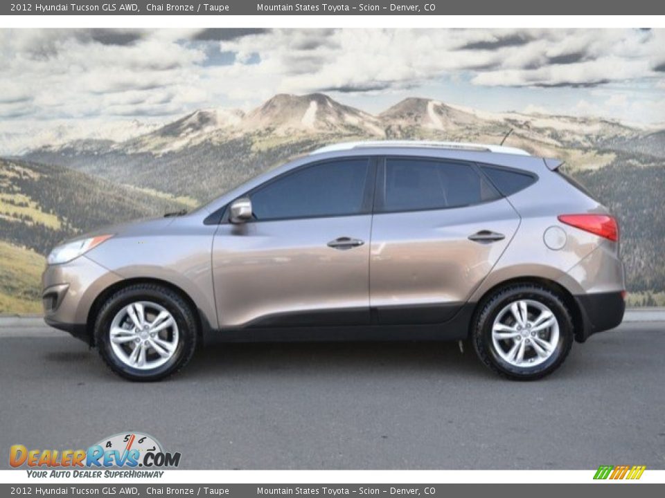 2012 Hyundai Tucson GLS AWD Chai Bronze / Taupe Photo #6