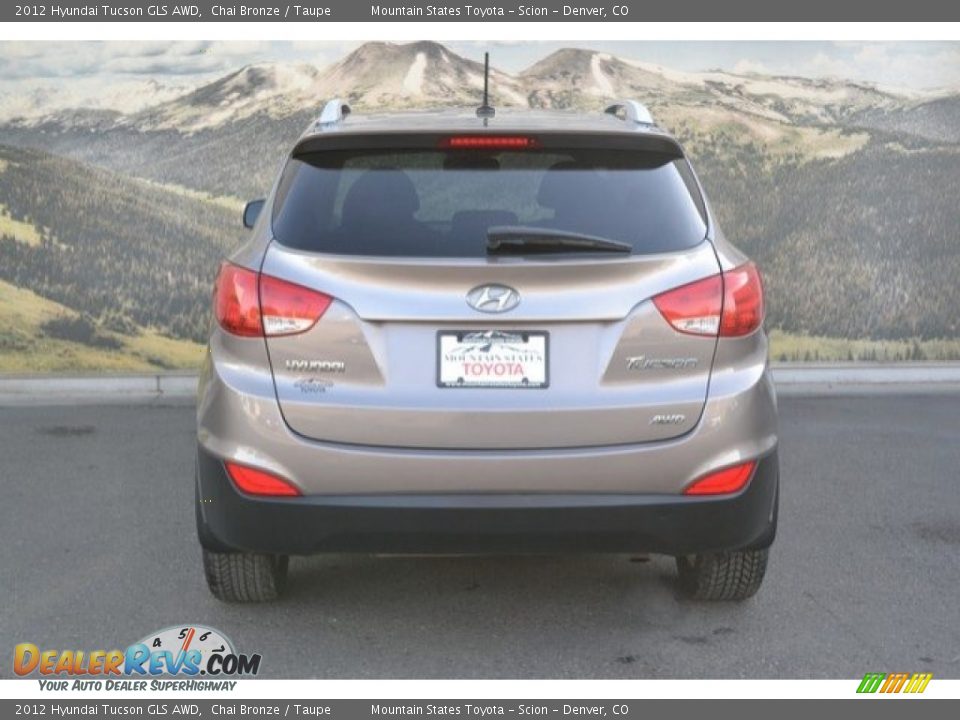 2012 Hyundai Tucson GLS AWD Chai Bronze / Taupe Photo #9