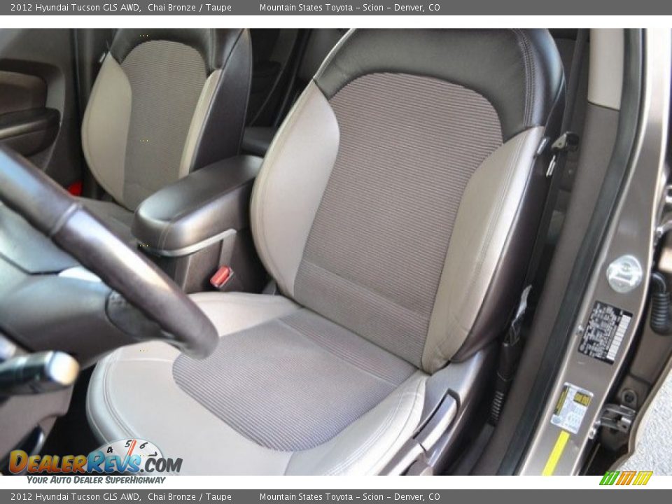 2012 Hyundai Tucson GLS AWD Chai Bronze / Taupe Photo #12