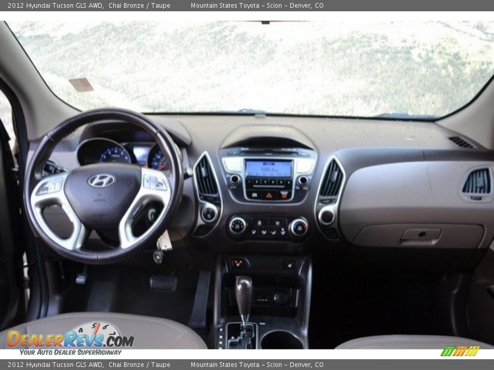 2012 Hyundai Tucson GLS AWD Chai Bronze / Taupe Photo #13