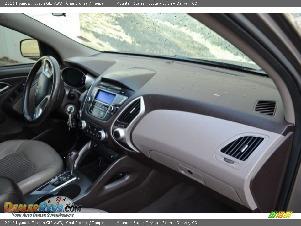 2012 Hyundai Tucson GLS AWD Chai Bronze / Taupe Photo #16