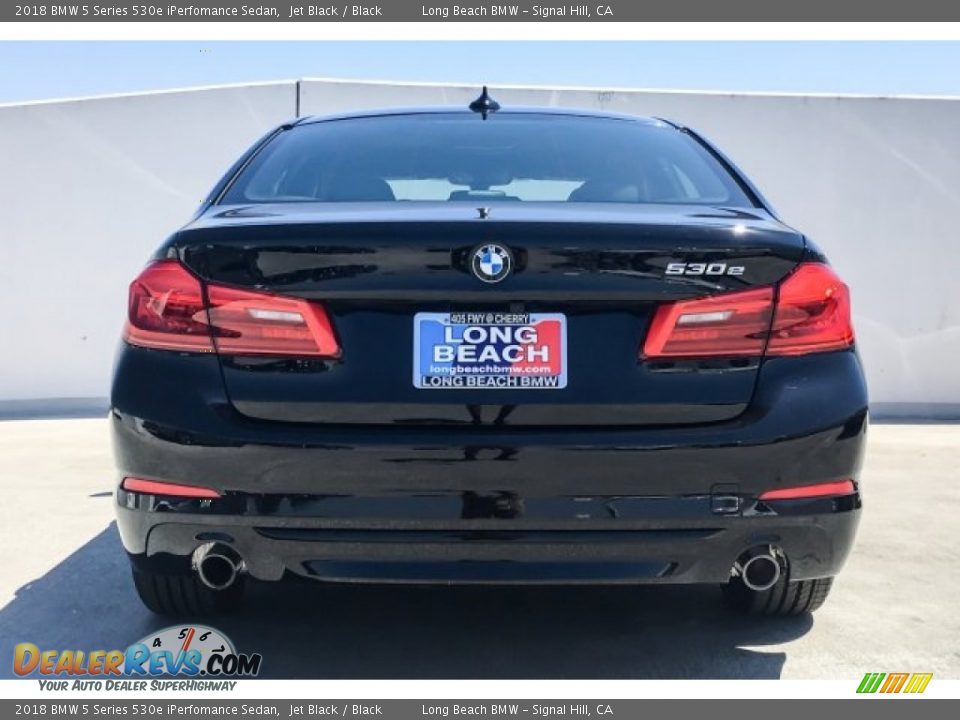 2018 BMW 5 Series 530e iPerfomance Sedan Jet Black / Black Photo #3