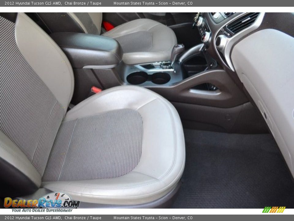 2012 Hyundai Tucson GLS AWD Chai Bronze / Taupe Photo #17