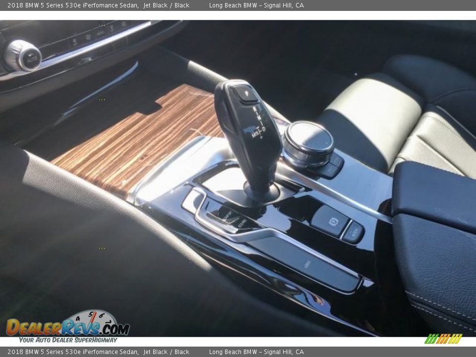 2018 BMW 5 Series 530e iPerfomance Sedan Jet Black / Black Photo #7