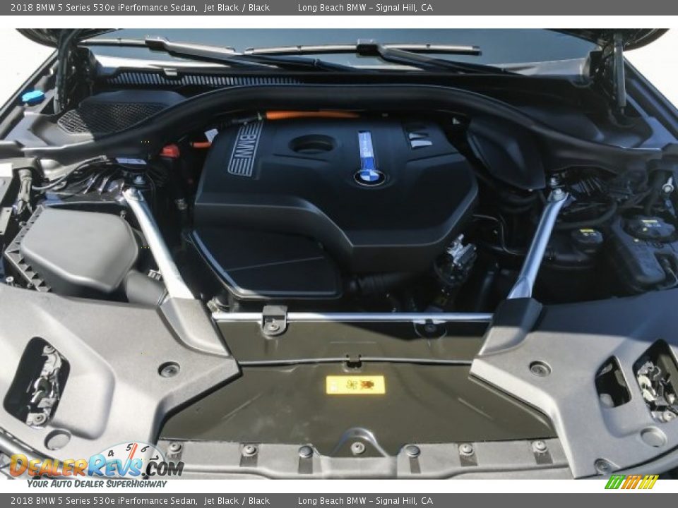2018 BMW 5 Series 530e iPerfomance Sedan Jet Black / Black Photo #8