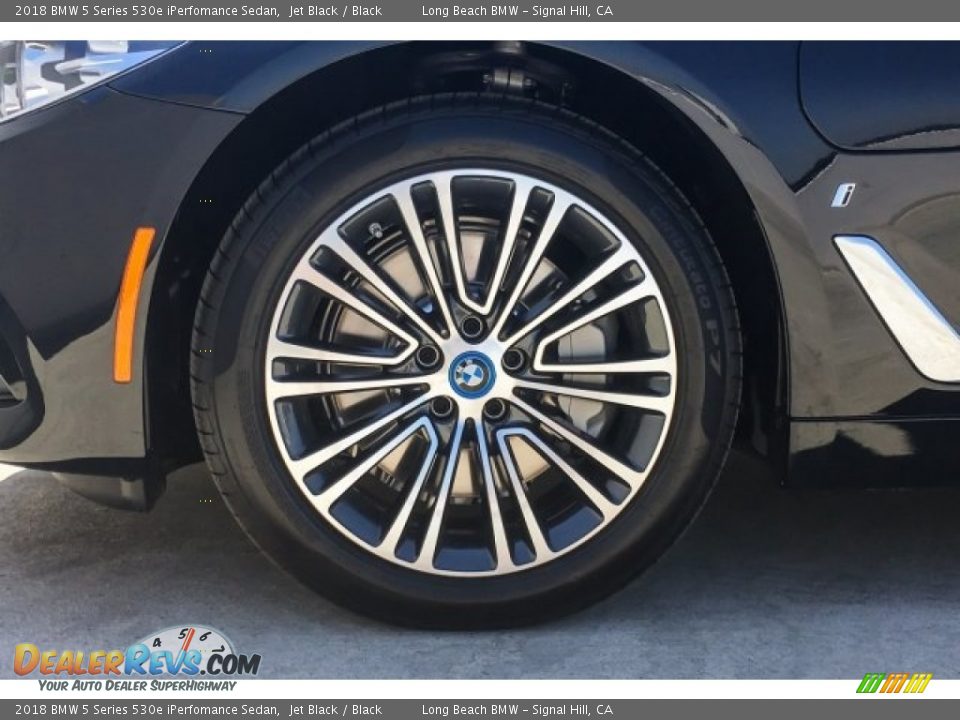 2018 BMW 5 Series 530e iPerfomance Sedan Jet Black / Black Photo #9