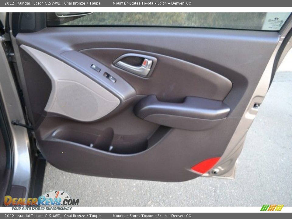 2012 Hyundai Tucson GLS AWD Chai Bronze / Taupe Photo #25