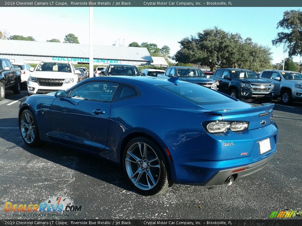 2019 Chevrolet Camaro LT Coupe Riverside Blue Metallic / Jet Black Photo #3