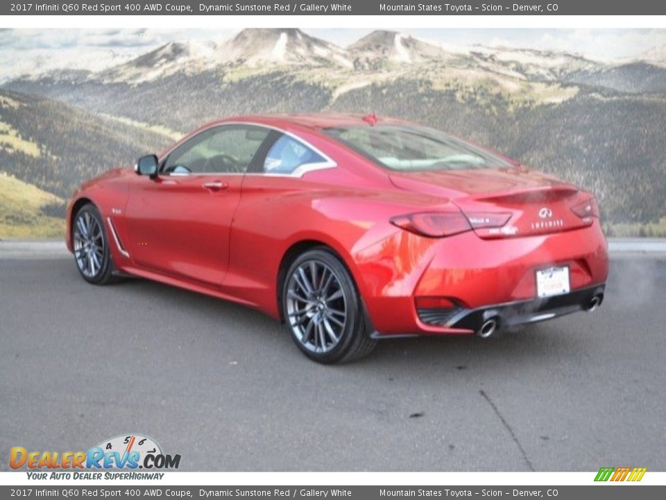 2017 Infiniti Q60 Red Sport 400 AWD Coupe Dynamic Sunstone Red / Gallery White Photo #8
