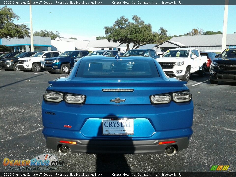 2019 Chevrolet Camaro LT Coupe Riverside Blue Metallic / Jet Black Photo #4