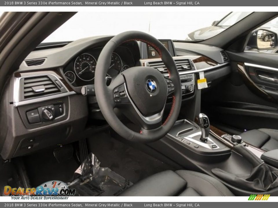 2018 BMW 3 Series 330e iPerformance Sedan Mineral Grey Metallic / Black Photo #4