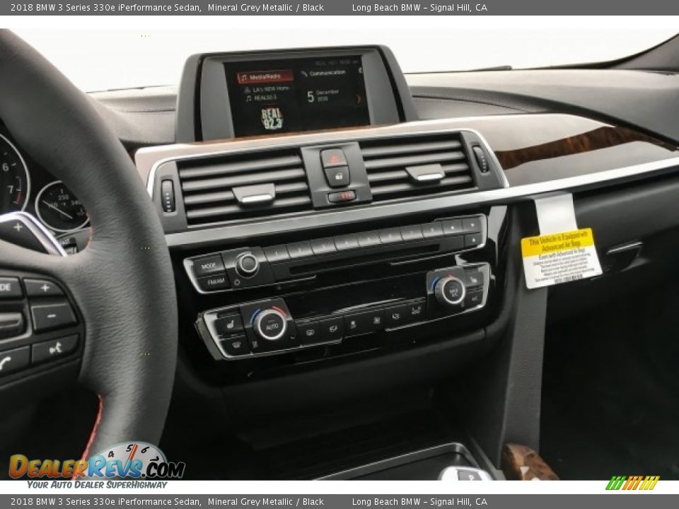 2018 BMW 3 Series 330e iPerformance Sedan Mineral Grey Metallic / Black Photo #6