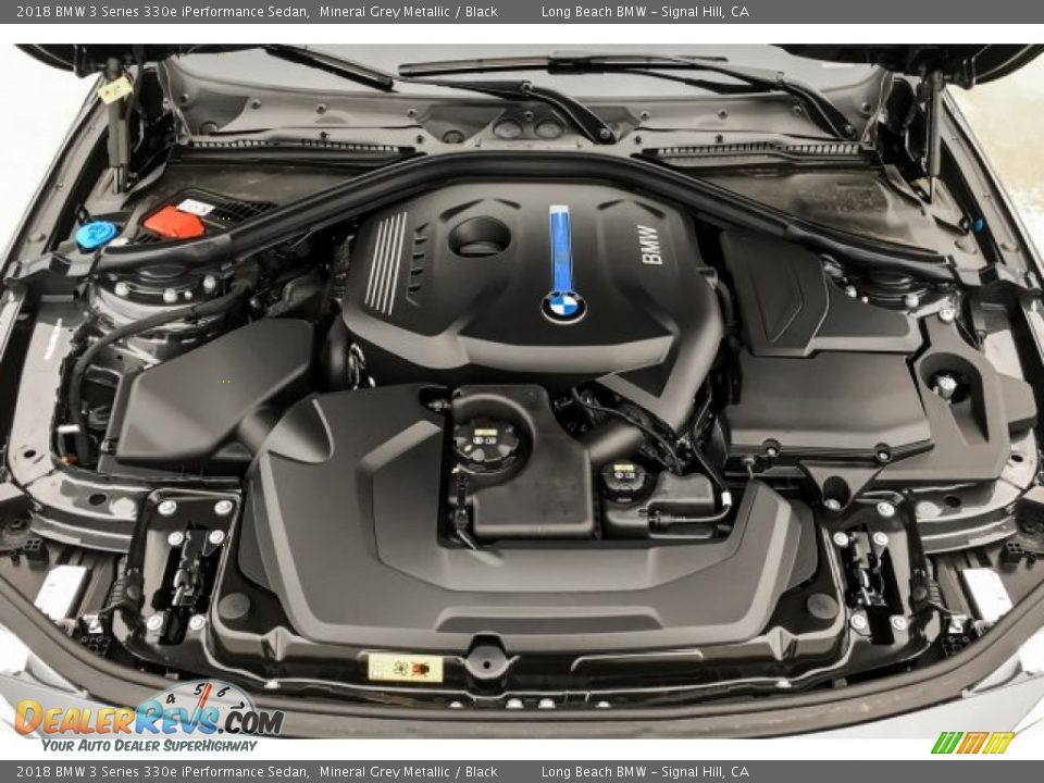2018 BMW 3 Series 330e iPerformance Sedan Mineral Grey Metallic / Black Photo #8