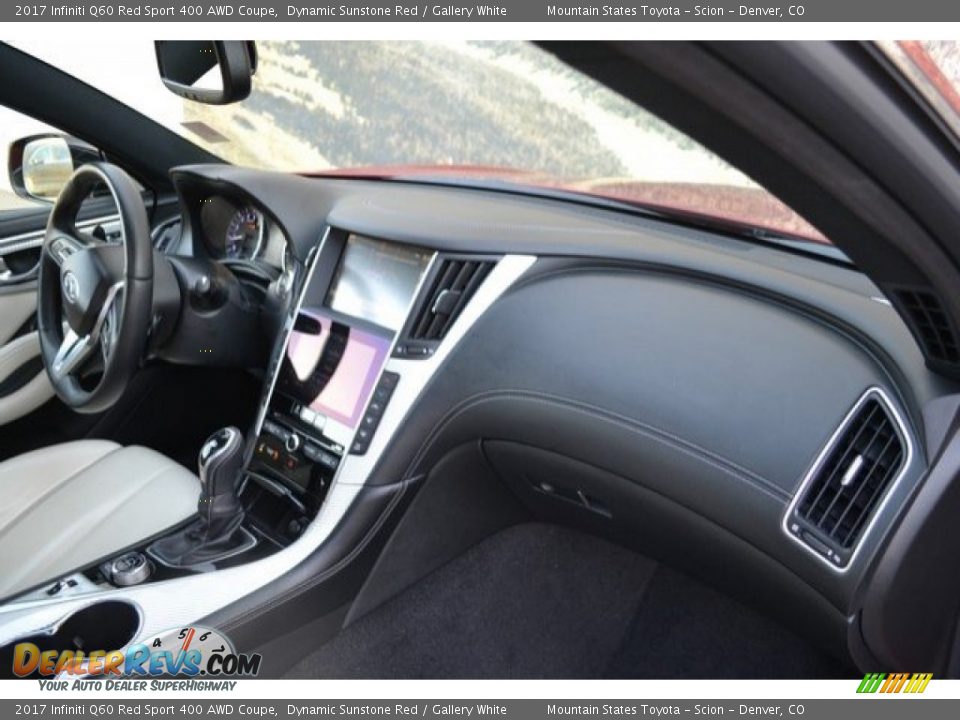 Dashboard of 2017 Infiniti Q60 Red Sport 400 AWD Coupe Photo #17