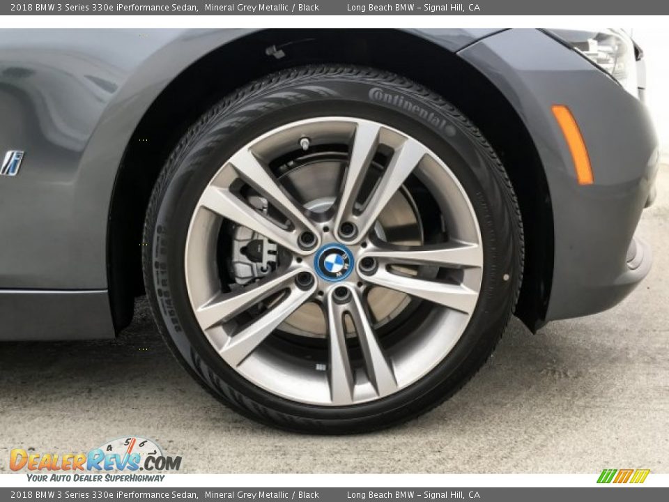 2018 BMW 3 Series 330e iPerformance Sedan Mineral Grey Metallic / Black Photo #9