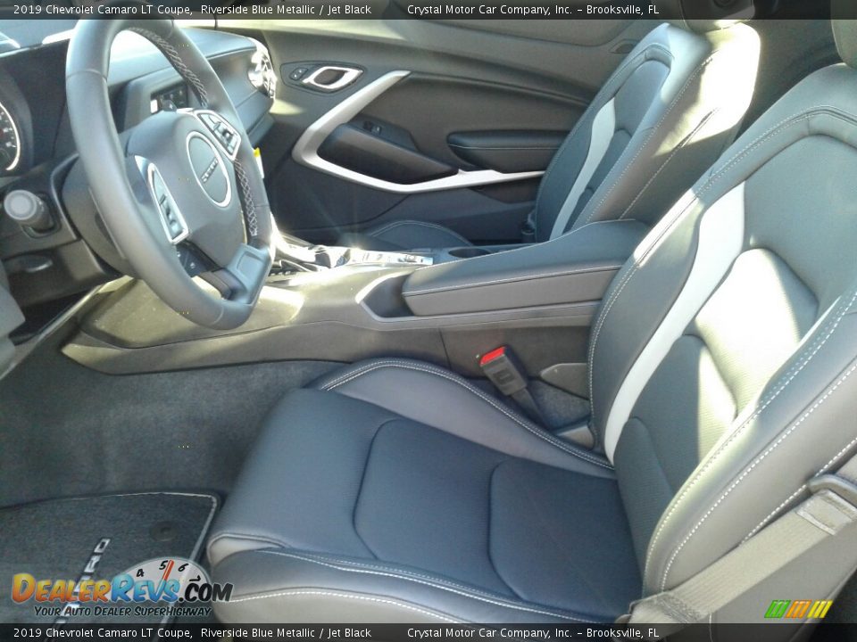 2019 Chevrolet Camaro LT Coupe Riverside Blue Metallic / Jet Black Photo #9