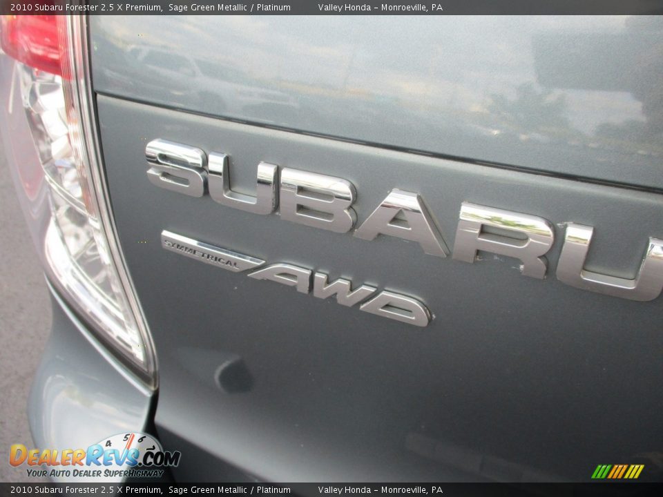 2010 Subaru Forester 2.5 X Premium Sage Green Metallic / Platinum Photo #6
