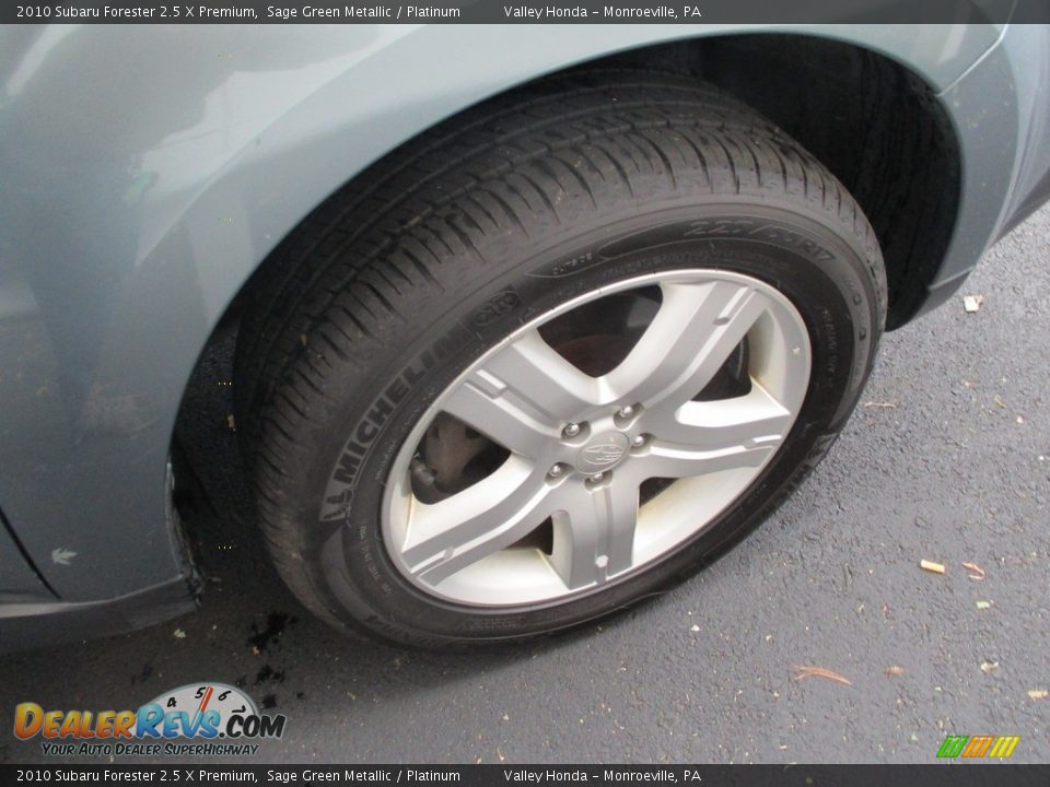 2010 Subaru Forester 2.5 X Premium Sage Green Metallic / Platinum Photo #7