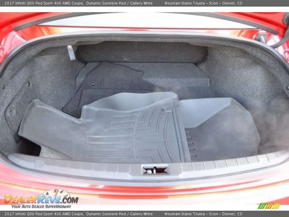 2017 Infiniti Q60 Red Sport 400 AWD Coupe Trunk Photo #27