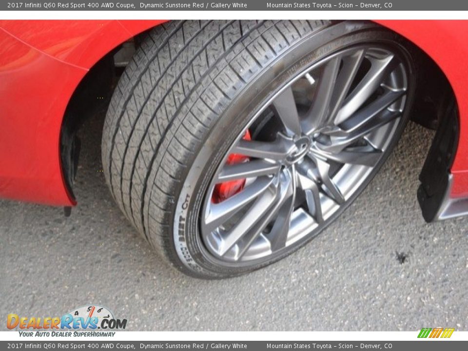 2017 Infiniti Q60 Red Sport 400 AWD Coupe Wheel Photo #29