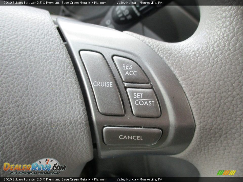 2010 Subaru Forester 2.5 X Premium Sage Green Metallic / Platinum Photo #18