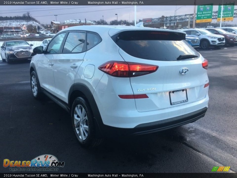 2019 Hyundai Tucson SE AWD Winter White / Gray Photo #9