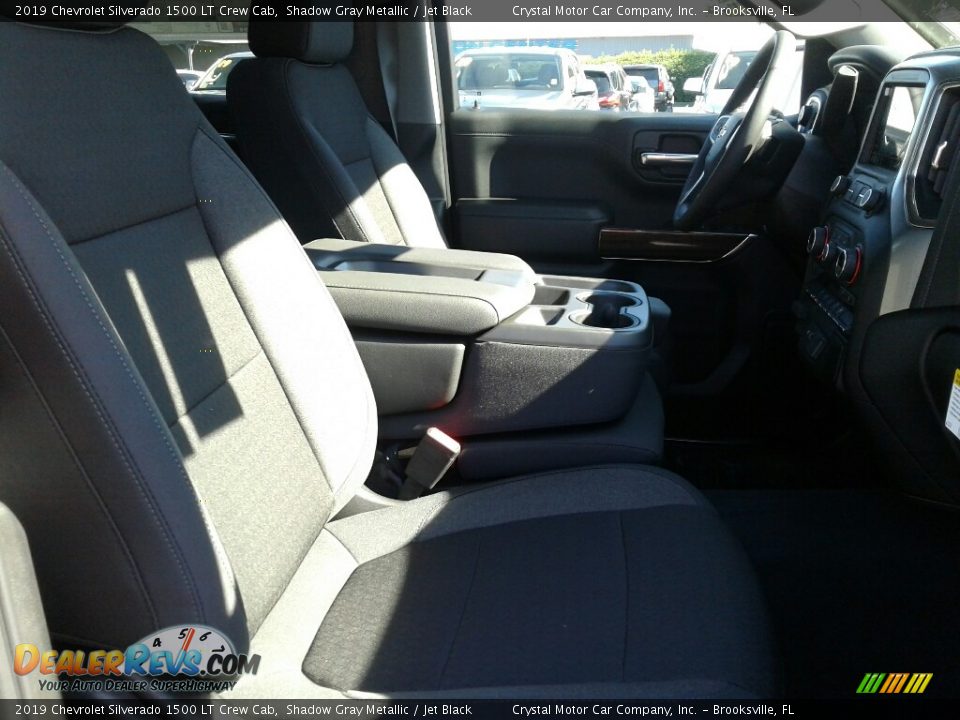 2019 Chevrolet Silverado 1500 LT Crew Cab Shadow Gray Metallic / Jet Black Photo #12