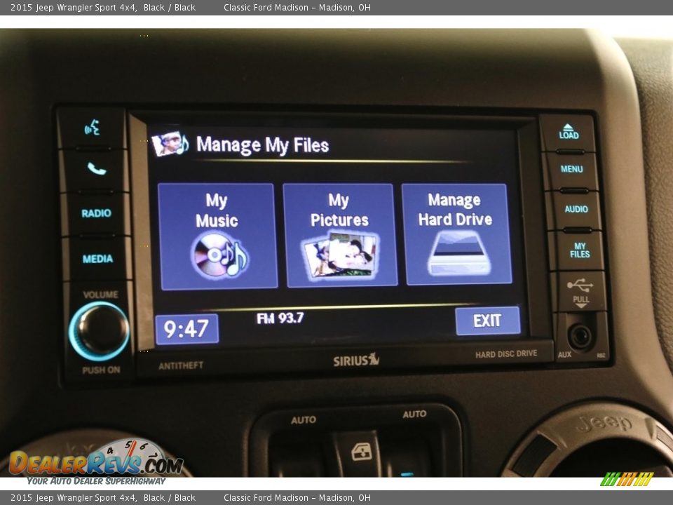 2015 Jeep Wrangler Sport 4x4 Black / Black Photo #12