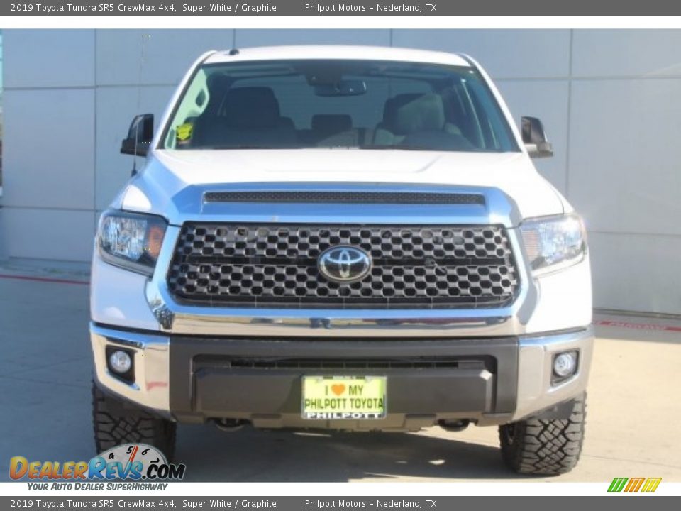 2019 Toyota Tundra SR5 CrewMax 4x4 Super White / Graphite Photo #3