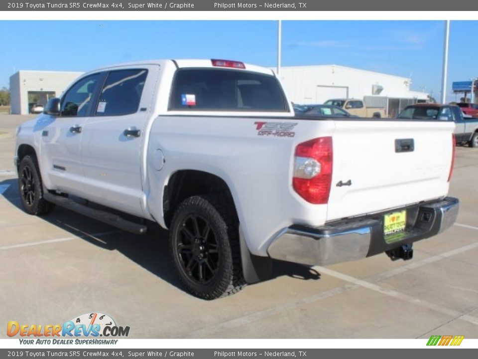 2019 Toyota Tundra SR5 CrewMax 4x4 Super White / Graphite Photo #6