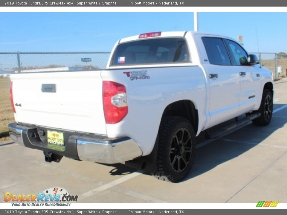 2019 Toyota Tundra SR5 CrewMax 4x4 Super White / Graphite Photo #8