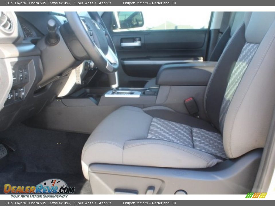 2019 Toyota Tundra SR5 CrewMax 4x4 Super White / Graphite Photo #10