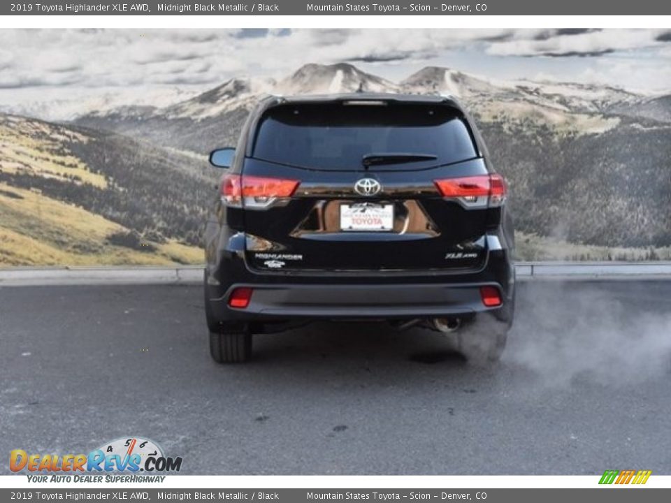 2019 Toyota Highlander XLE AWD Midnight Black Metallic / Black Photo #4