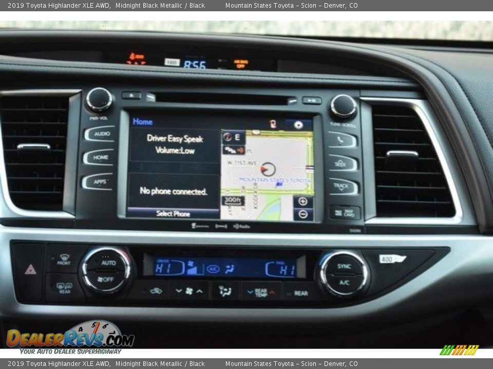 2019 Toyota Highlander XLE AWD Midnight Black Metallic / Black Photo #10