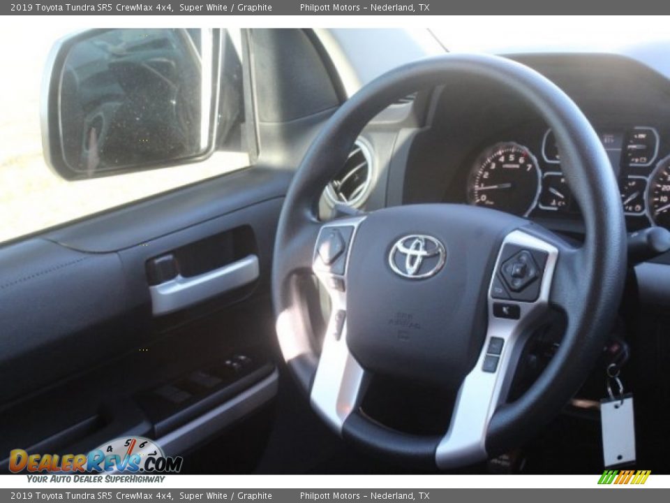 2019 Toyota Tundra SR5 CrewMax 4x4 Super White / Graphite Photo #20