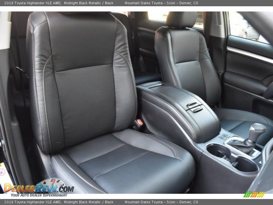 2019 Toyota Highlander XLE AWD Midnight Black Metallic / Black Photo #13
