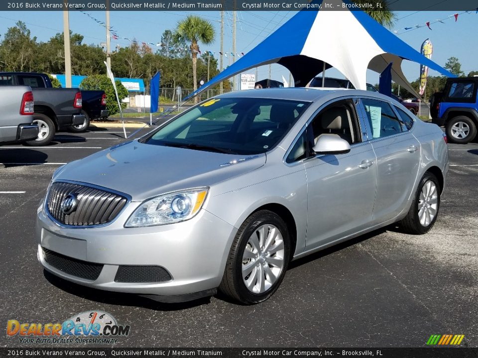 2016 Buick Verano Verano Group Quicksilver Metallic / Medium Titanium Photo #1