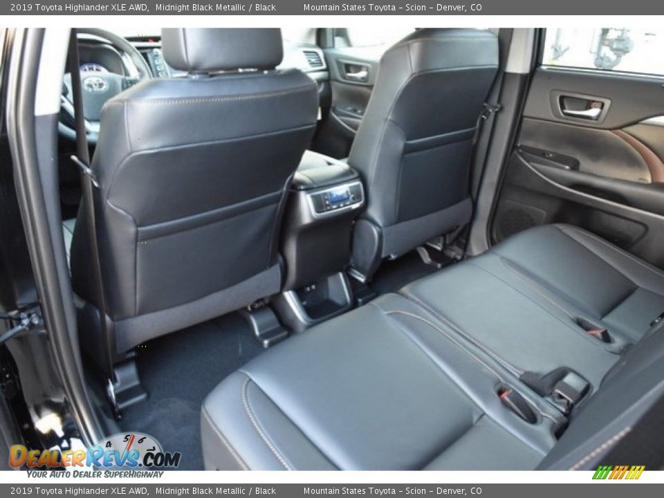 2019 Toyota Highlander XLE AWD Midnight Black Metallic / Black Photo #14