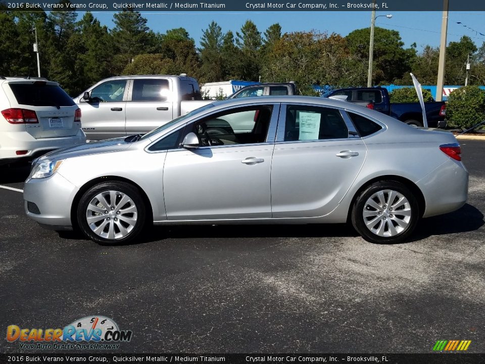 2016 Buick Verano Verano Group Quicksilver Metallic / Medium Titanium Photo #2