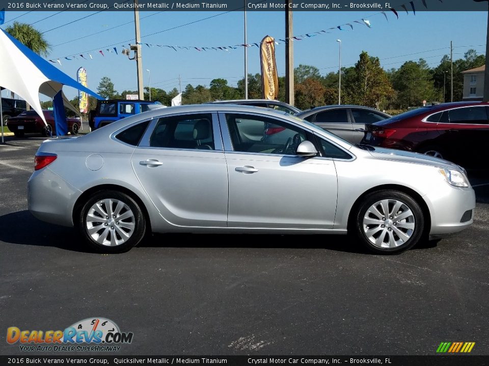 2016 Buick Verano Verano Group Quicksilver Metallic / Medium Titanium Photo #6